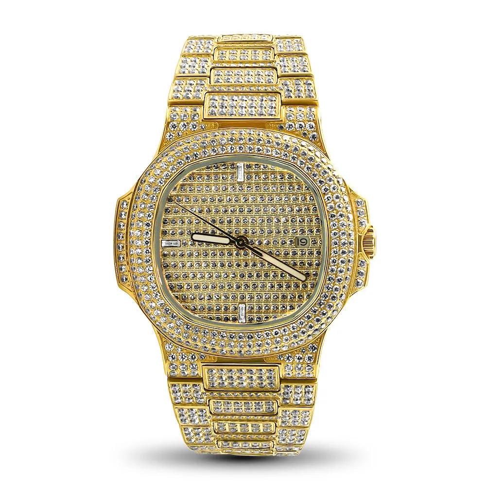Royalty Iced Out Nautical Watch