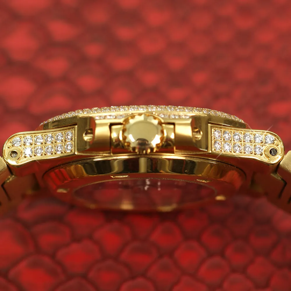 Royalty Iced Out Nautical Watch