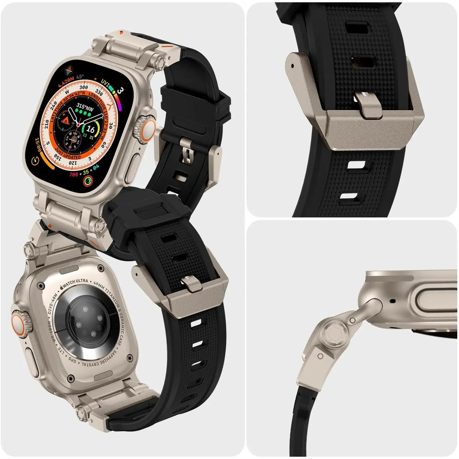 Rugged Mens Watch Band