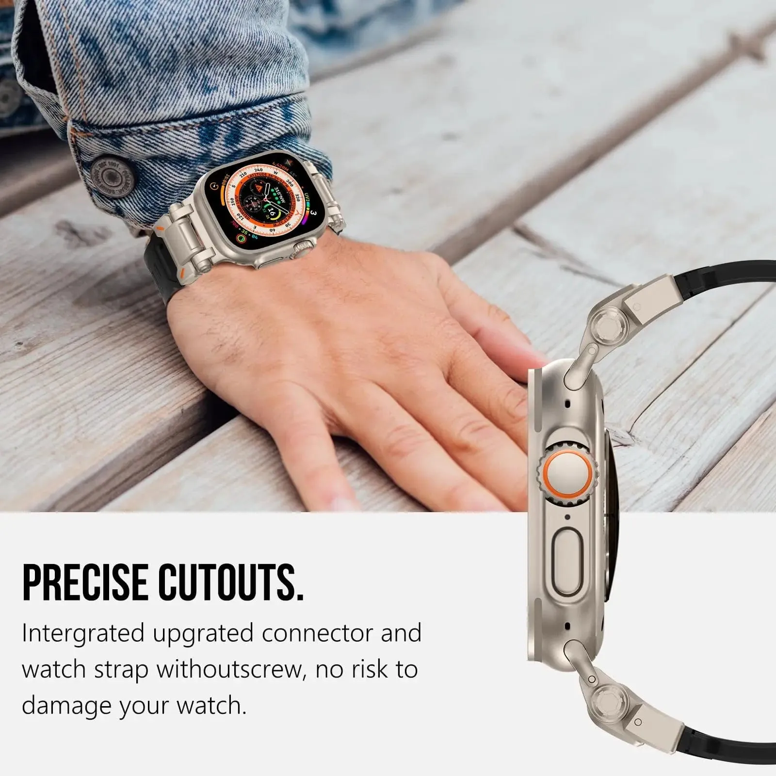 Rugged Mens Watch Band