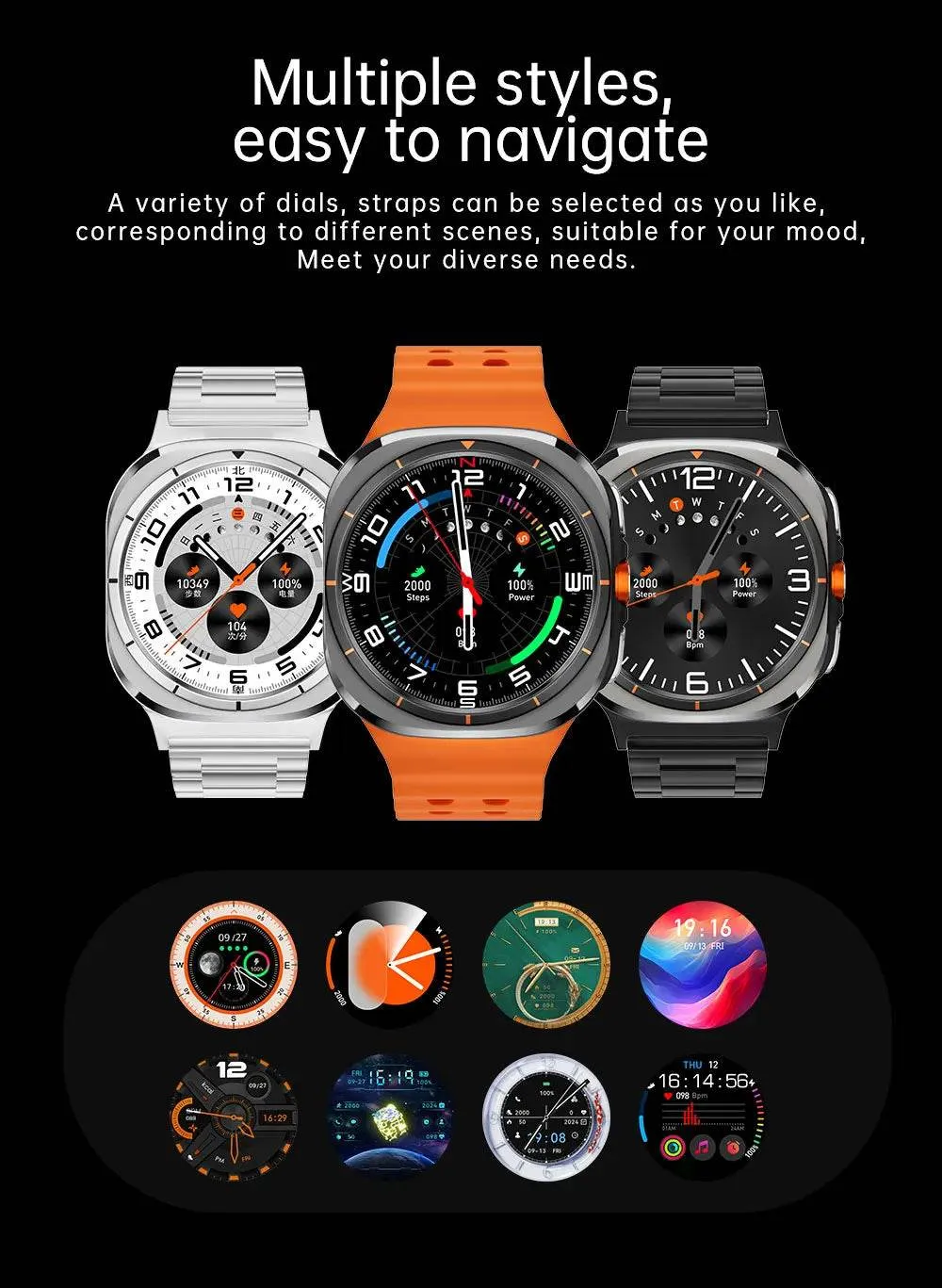 S7 Ultra Cellular Version Smartwatch 4G Android 9.0 Rotary Camera Sim Card Global Calling 256GB Rom app Store Amoled Smart Watch