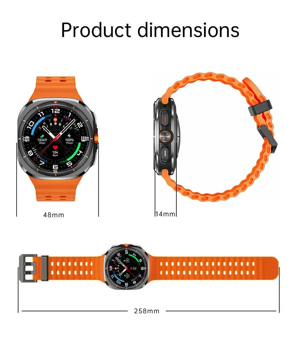 S7 Ultra Cellular Version Smartwatch 4G Android 9.0 Rotary Camera Sim Card Global Calling 256GB Rom app Store Amoled Smart Watch