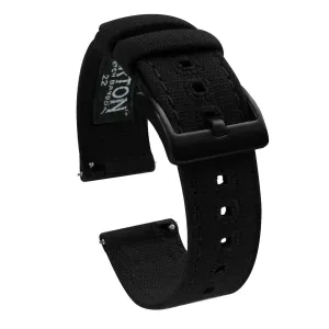 Samsung Galaxy Watch Active 2 Black Canvas Watch Band