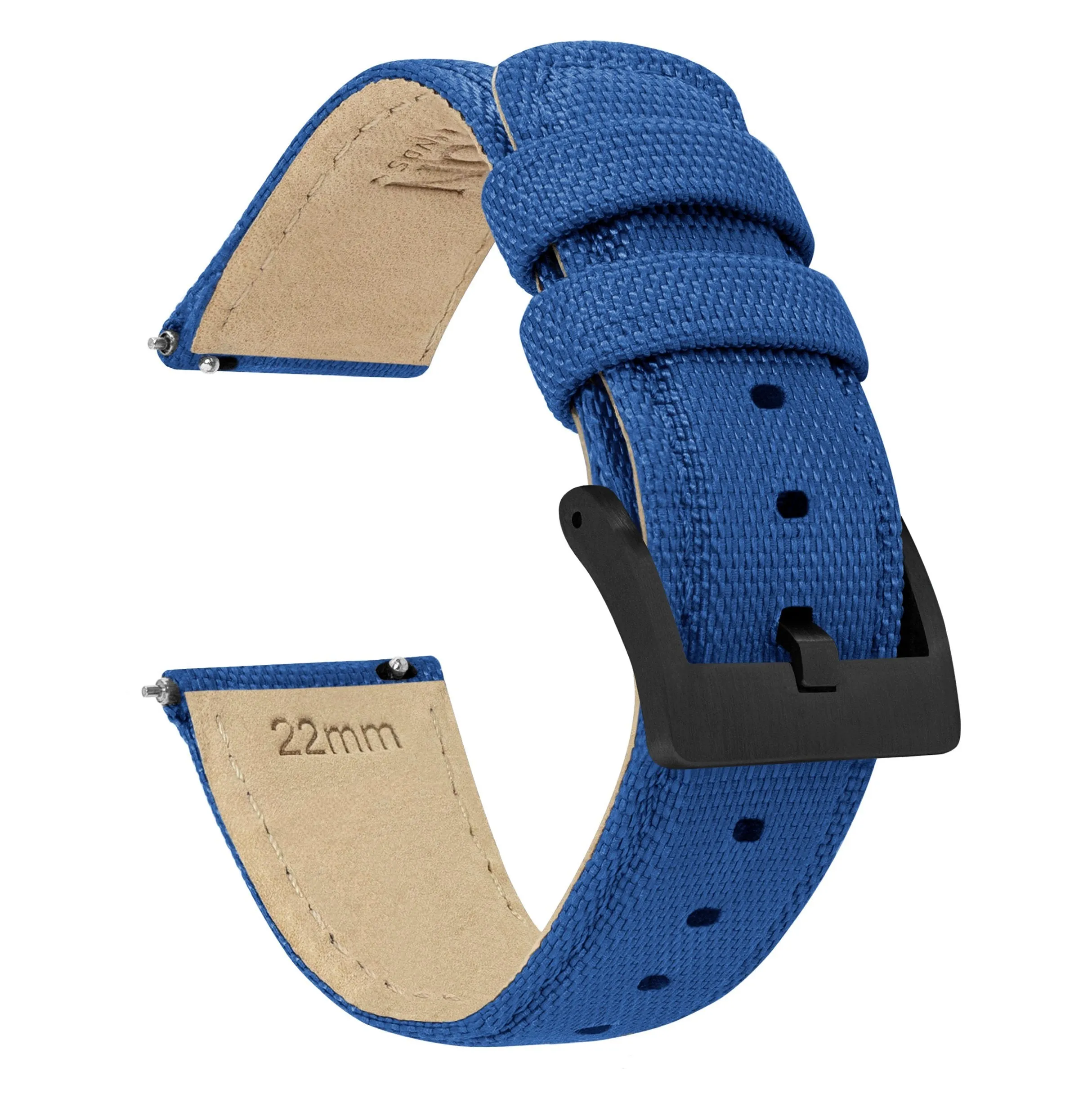 Samsung Galaxy Watch Active 2 Sailcloth Quick Release Royal Blue Watch Band