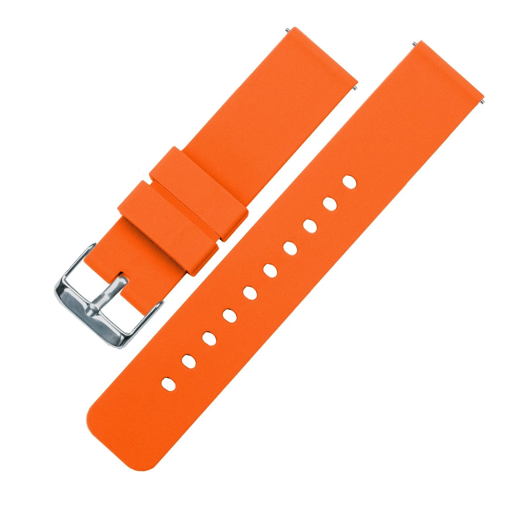 Samsung Galaxy Watch Active 2 Silicone Pumpkin Orange Watch Band