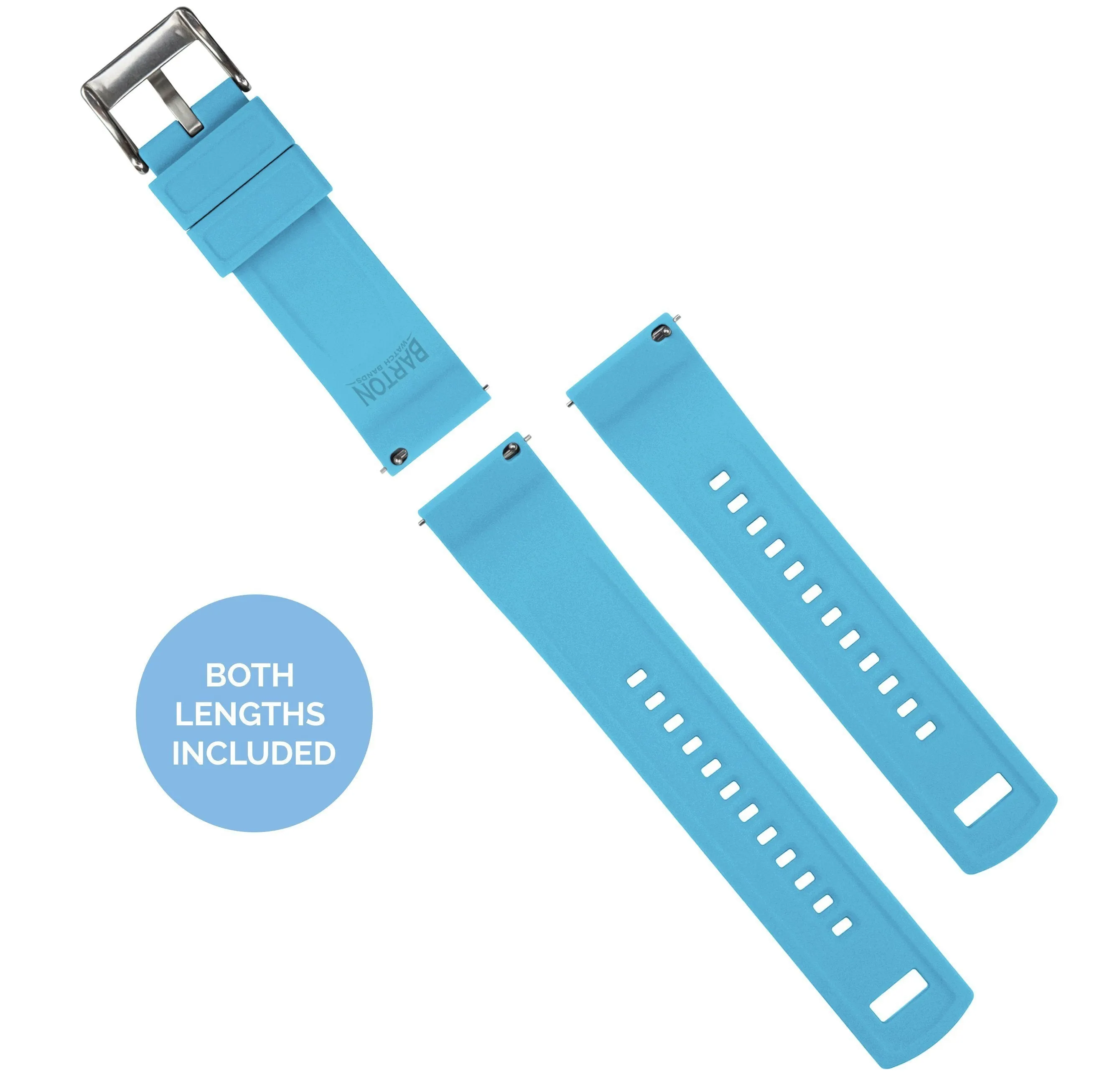 Samsung Galaxy Watch Active Elite Silicone Flatwater Blue Watch Band