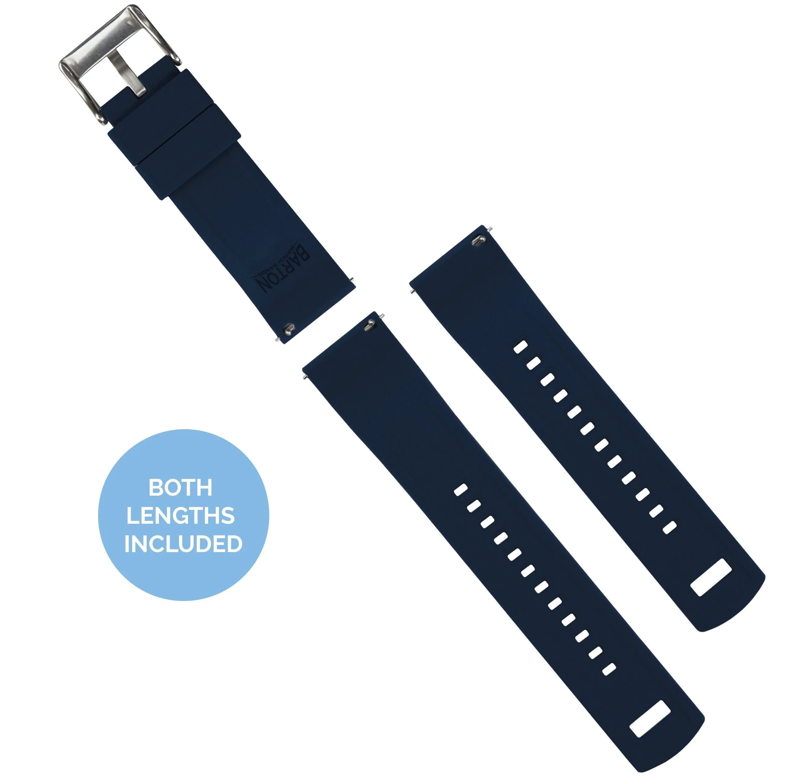 Samsung Galaxy Watch Active Elite Silicone Navy Blue Watch Band