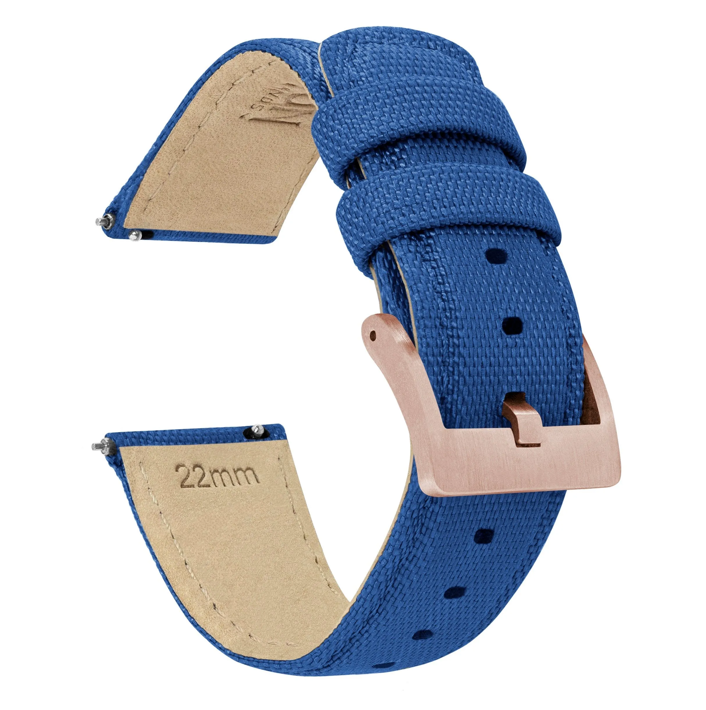 Samsung Galaxy Watch Active Sailcloth Quick Release Royal Blue Watch Band