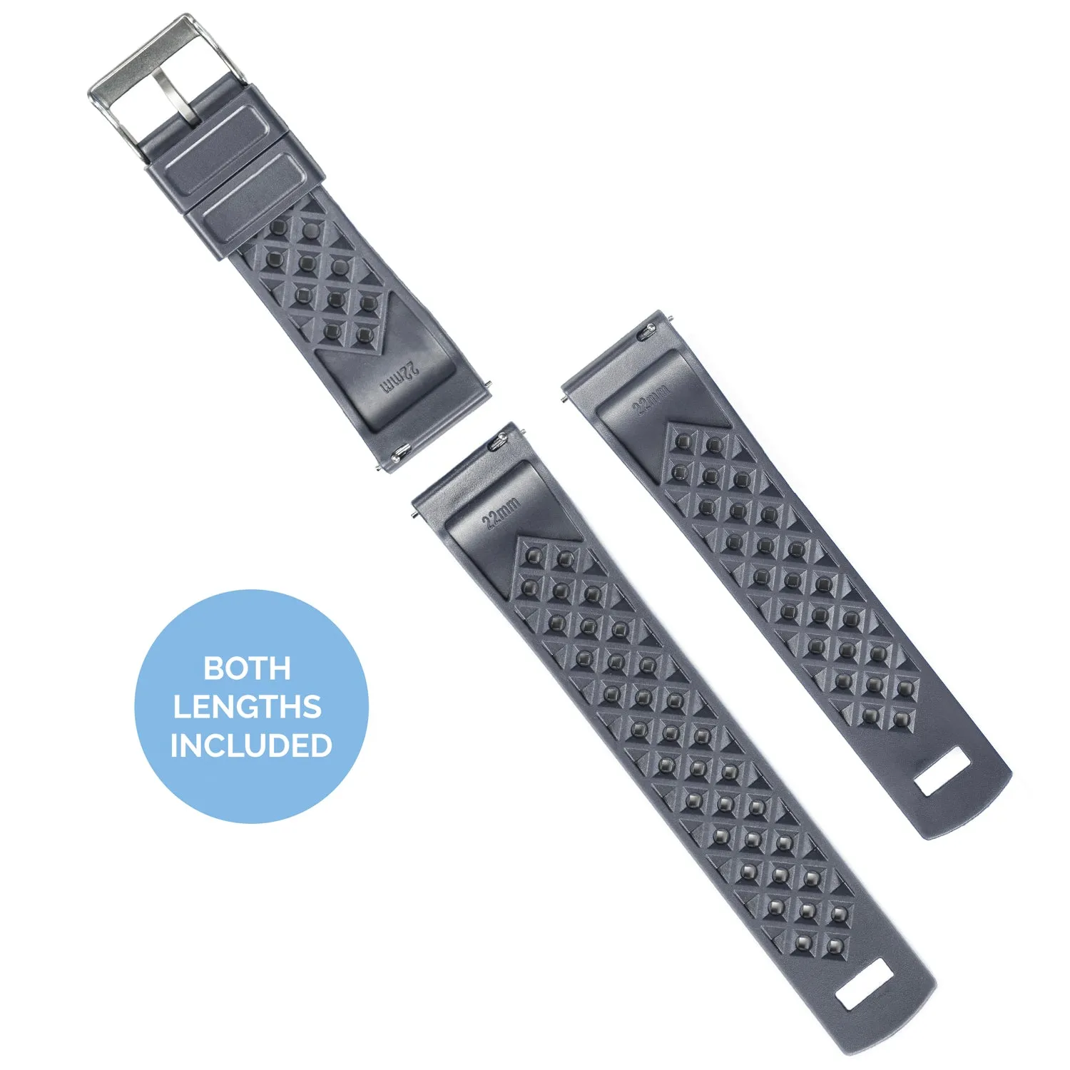 Samsung Galaxy Watch Active Tropical Style Smoke Grey Watch Band