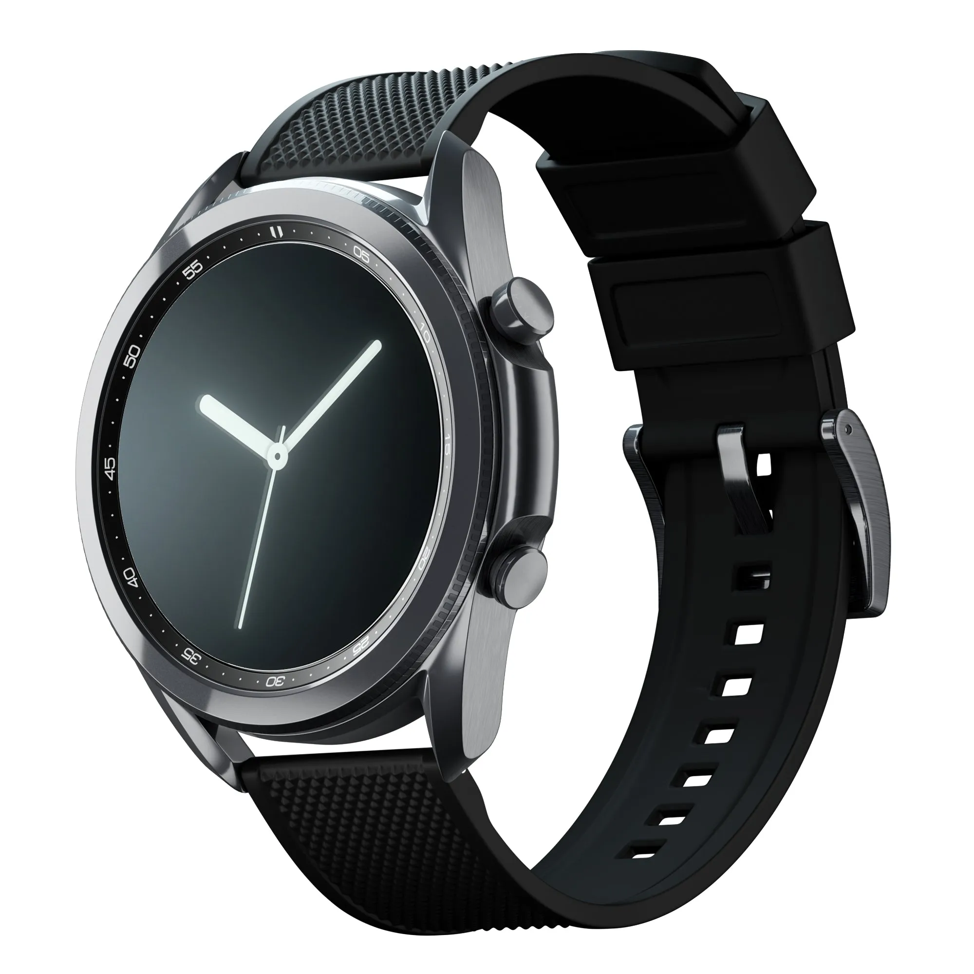 Samsung Galaxy Watch3 Elite Silicone Black Watch Band