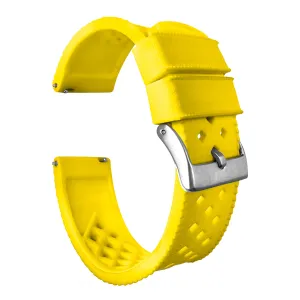Samsung Galaxy Watch3 Tropical Style Yellow Watch Band