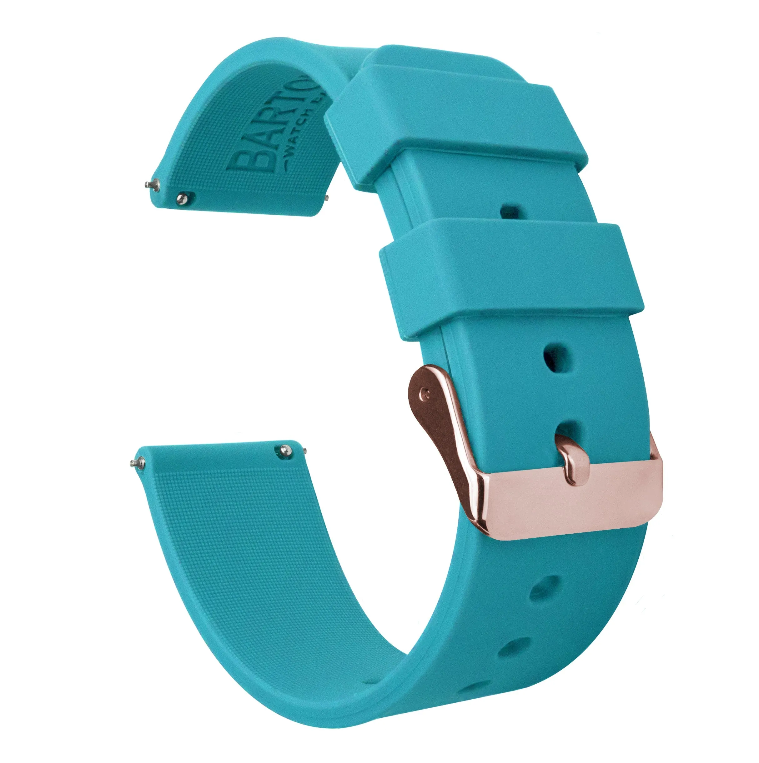 Samsung Galaxy Watch5 Silicone Aqua Blue Watch Band