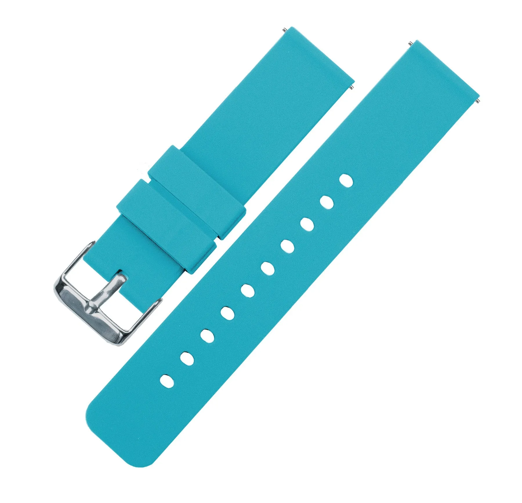 Samsung Galaxy Watch5 Silicone Aqua Blue Watch Band