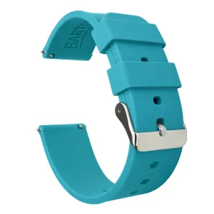 Samsung Galaxy Watch5 Silicone Aqua Blue Watch Band
