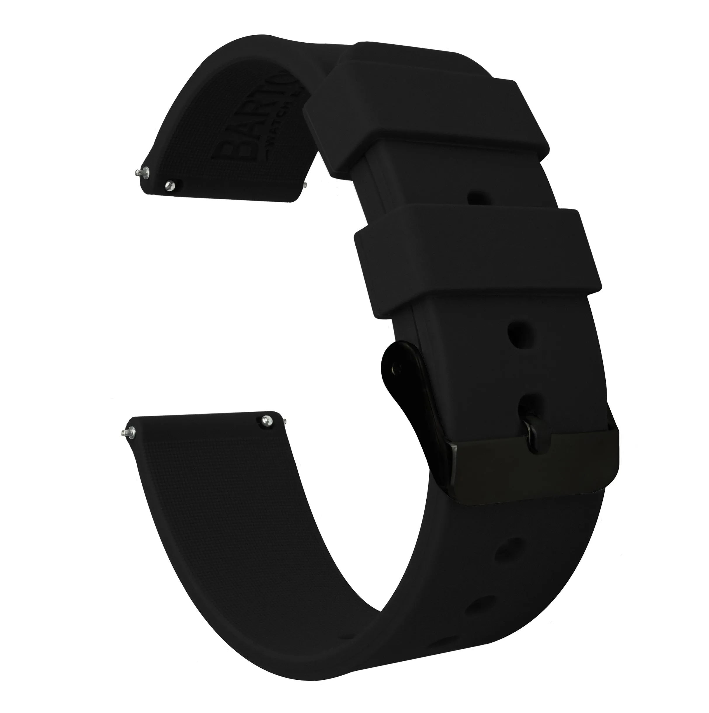 Samsung Galaxy Watch5 Silicone Black Watch Band