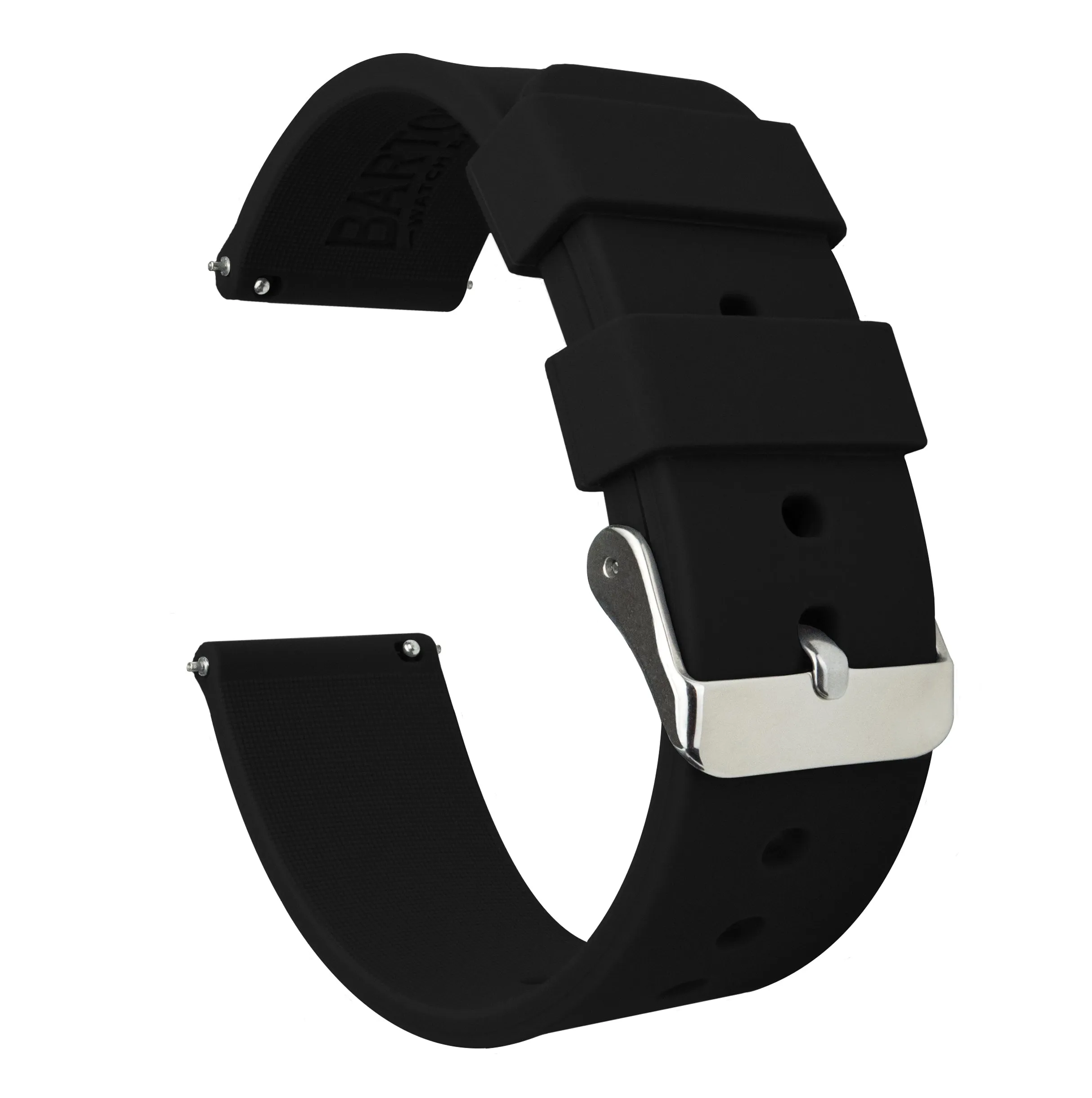 Samsung Galaxy Watch5 Silicone Black Watch Band