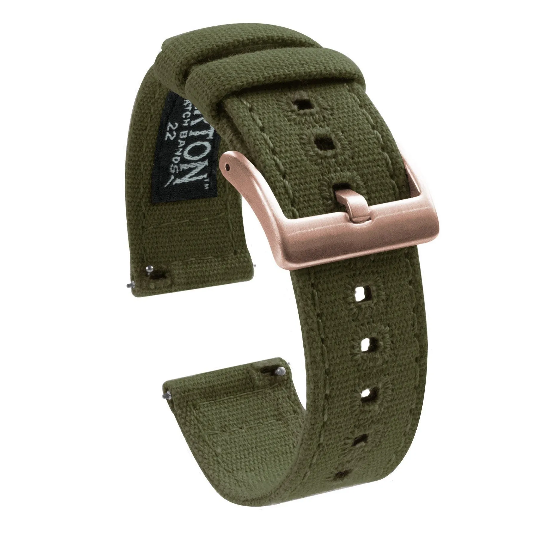 Samsung Galaxy Watch6 Army Green Canvas Watch Band