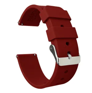 Samsung Galaxy Watch6 Silicone Crimson Red Watch Band