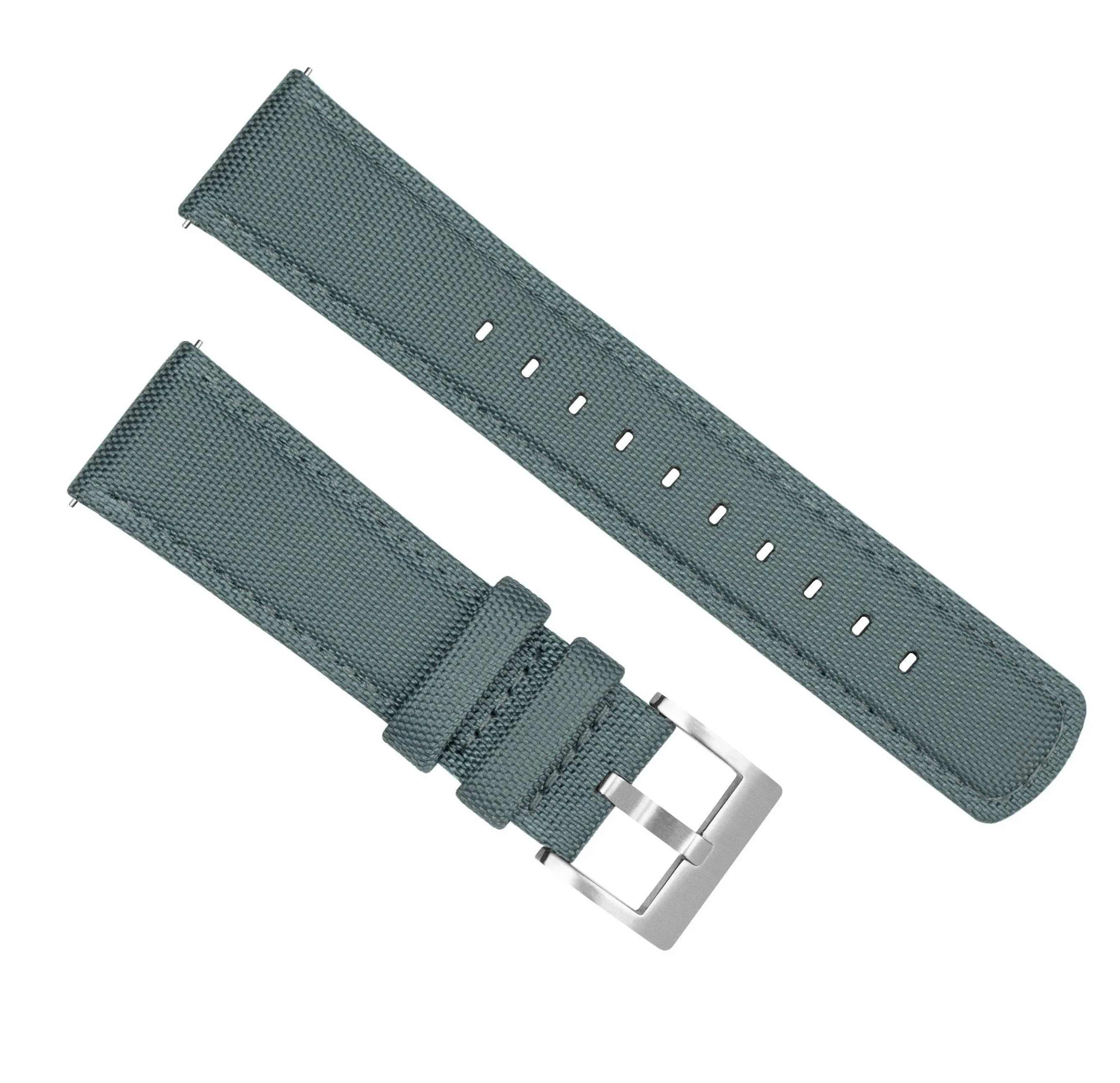 Samsung Galaxy watch7 Sailcloth Quick Release Slate Grey Watch Band