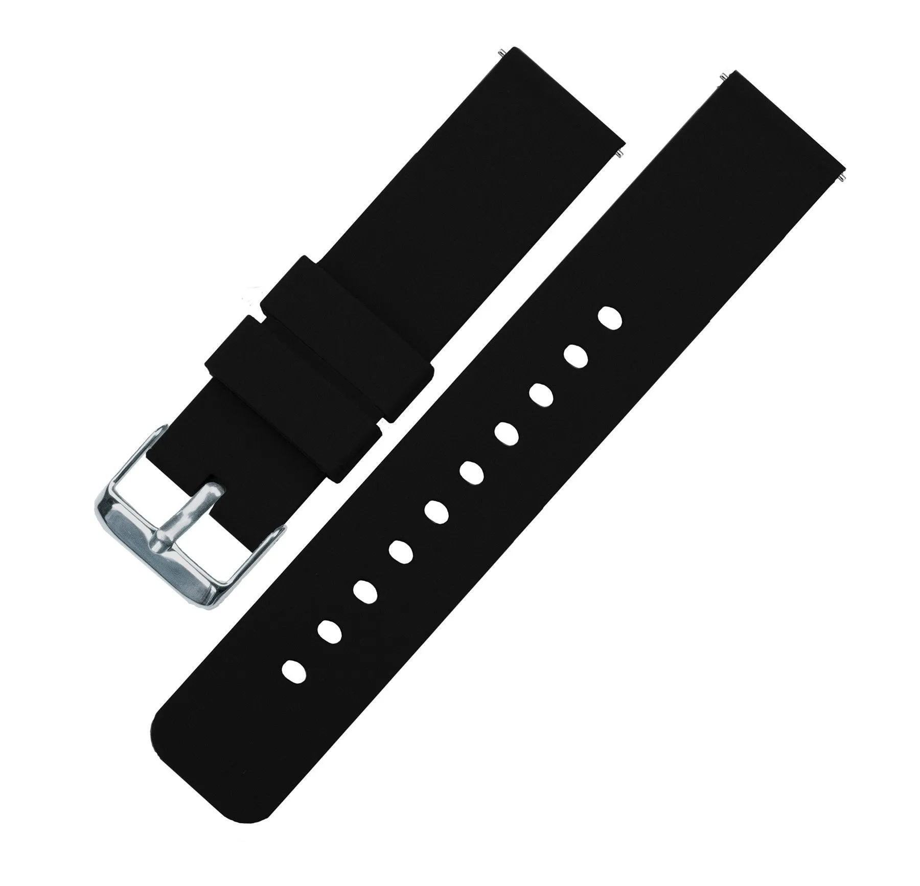 Samsung Galaxy watch7 Silicone Black Watch Band