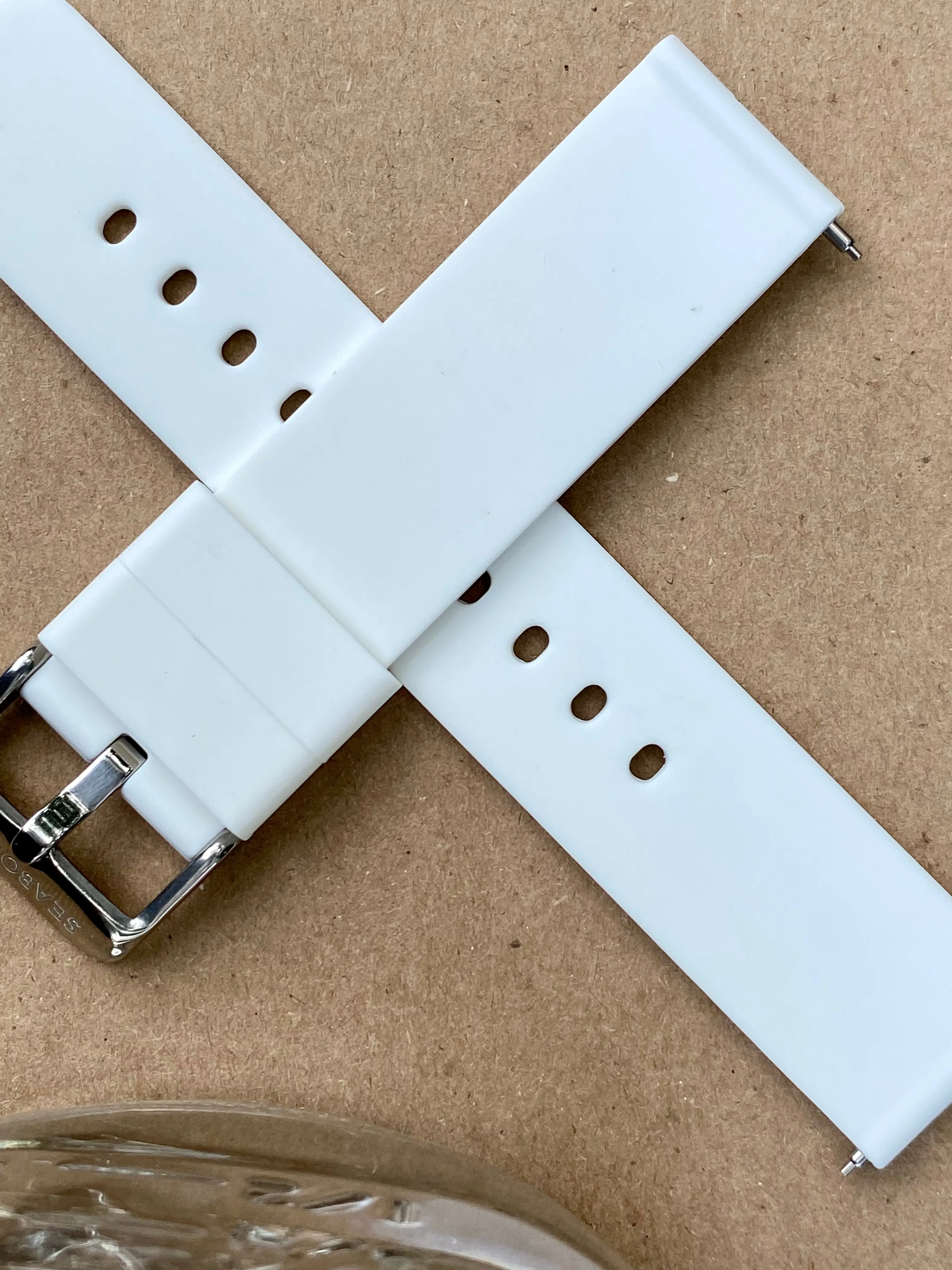 Seaborne Soft Silicone 20MM Quick Release Watch Band