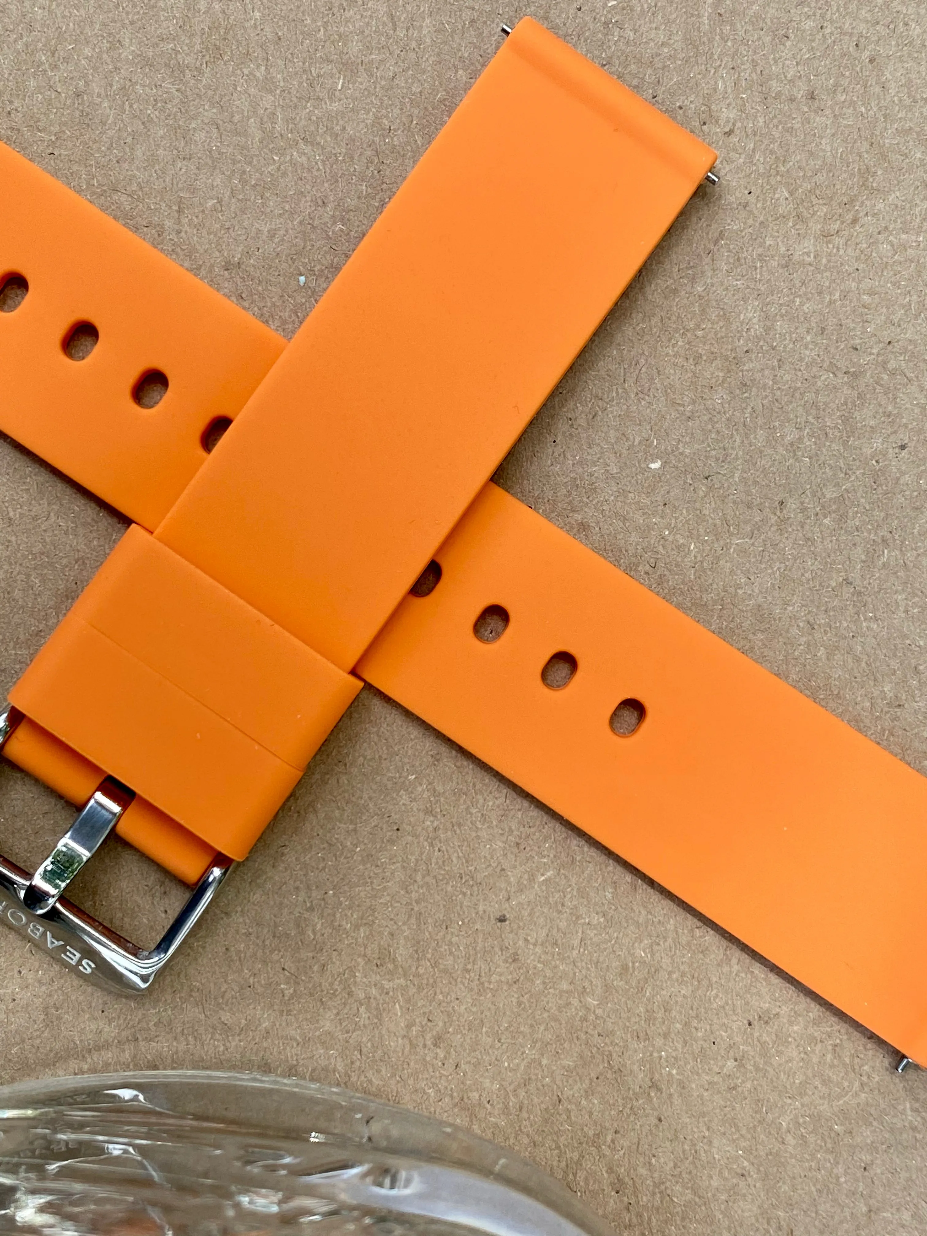 Seaborne Soft Silicone 20MM Quick Release Watch Band