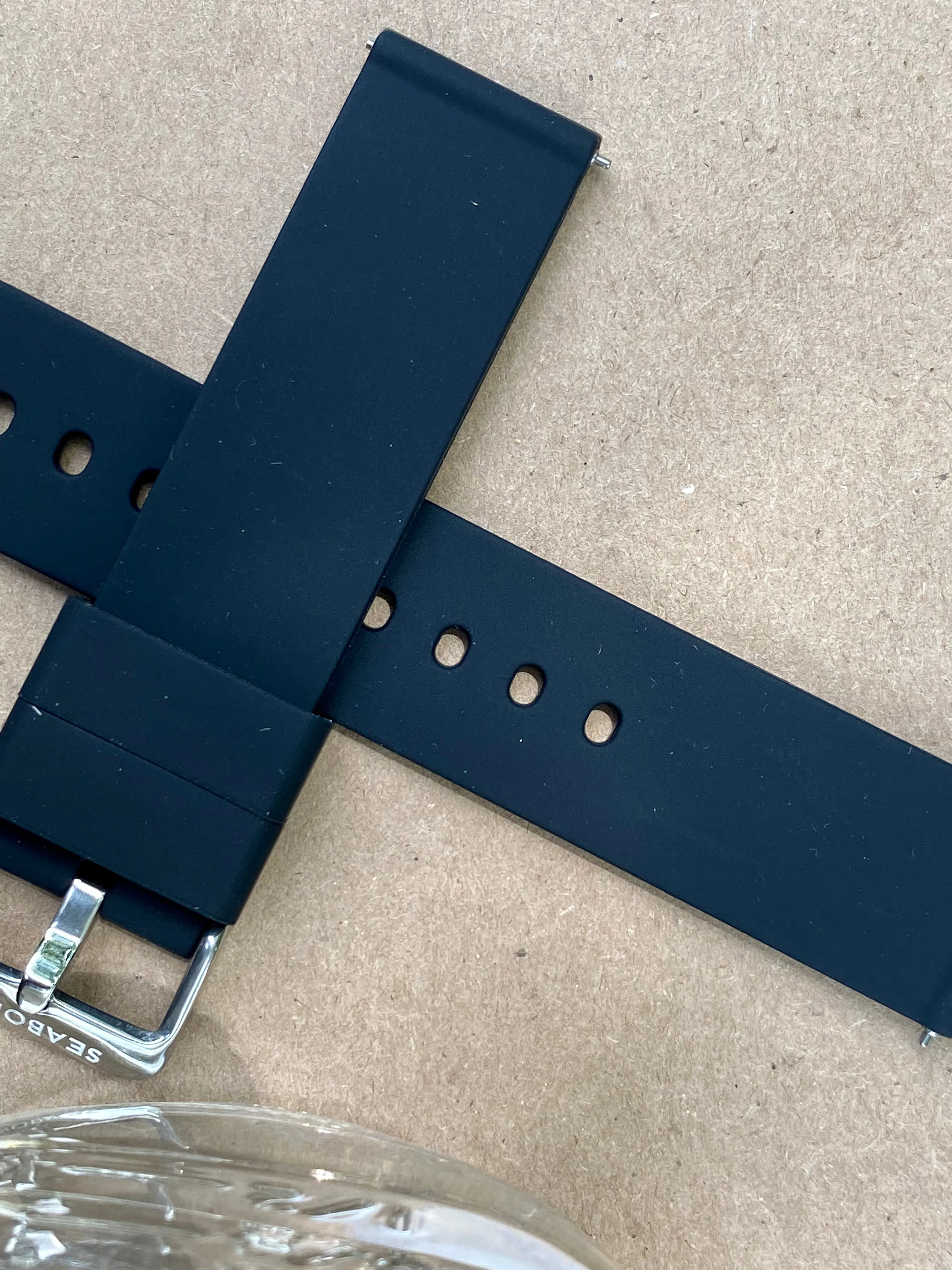 Seaborne Soft Silicone 20MM Quick Release Watch Band