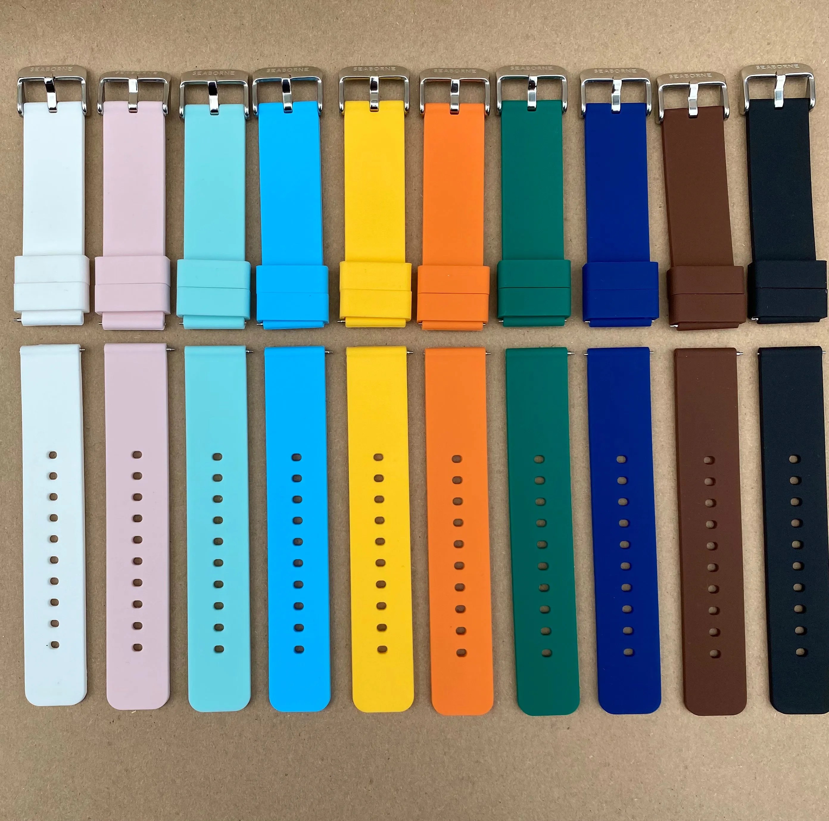 Seaborne Soft Silicone 20MM Quick Release Watch Band