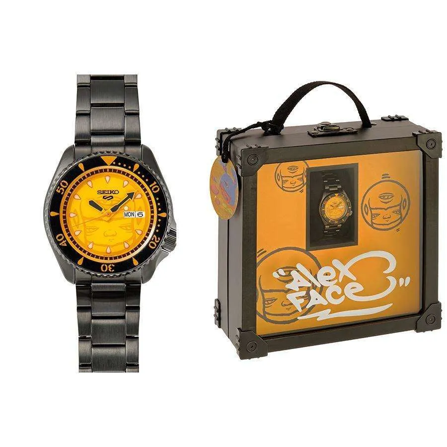 SEIKO 5 LIMITED MODEL ALEX FACE MEN WATCH (500 Limited) SRPG89K-SRPG95K-RPG93K-SRPG91K-SRPG97K