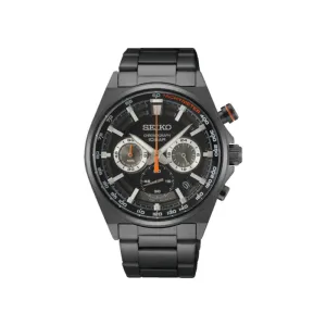 Seiko Neo Sports SSB399P Chronograph Men's Watch | Black Dial and Stainless Steel Band