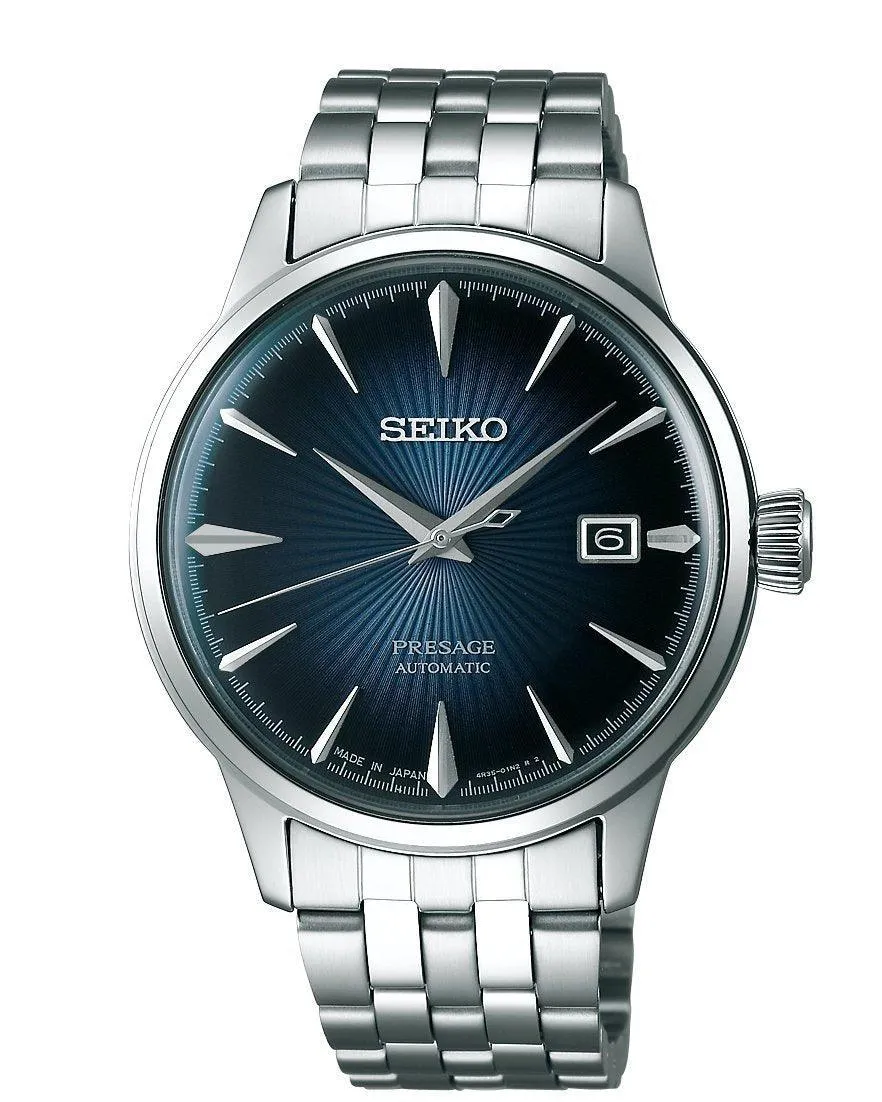 Seiko Presage Automatic Blue Gradation Cocktail Time Men's Watch SRPB41J1