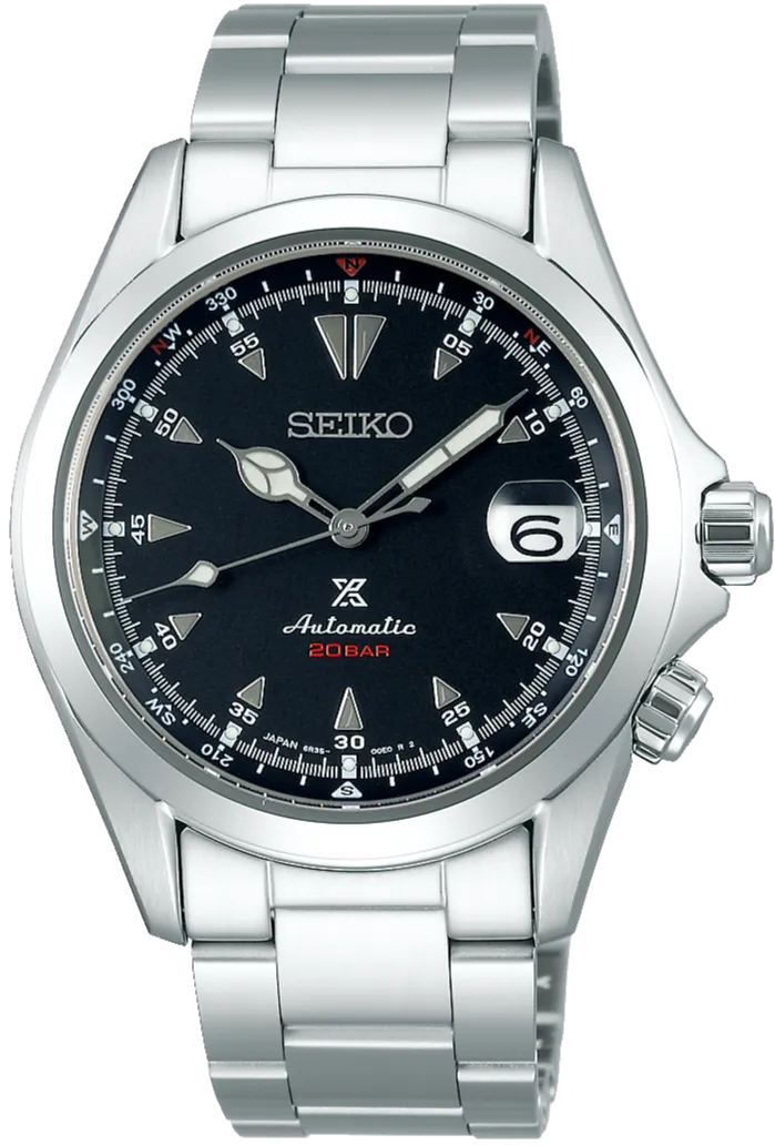 Seiko Prospex Alpinist Mechanical Automatic 2020 Field Style Black Dial SPB117