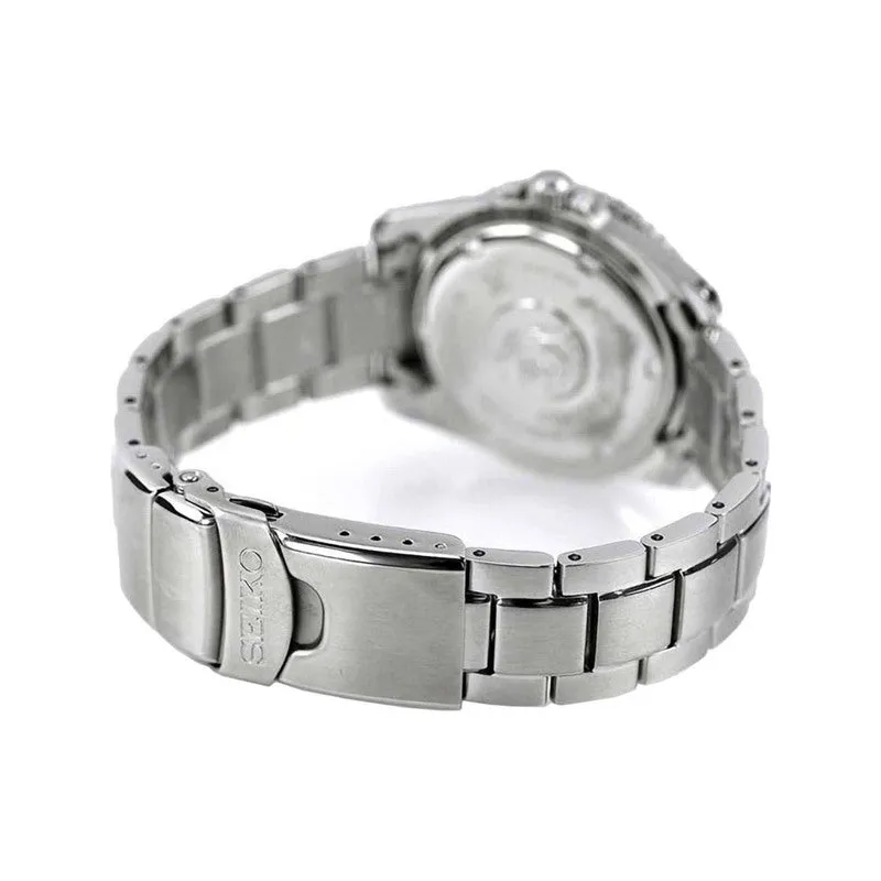 Seiko Prospex Solar Power Diver's 200M SNE571P1 Men's 200M Dive Watch with Silver-Tone Stainless Steel Case and Band