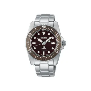 Seiko Prospex Solar Power Diver's 200M SNE571P1 Men's 200M Dive Watch with Silver-Tone Stainless Steel Case and Band