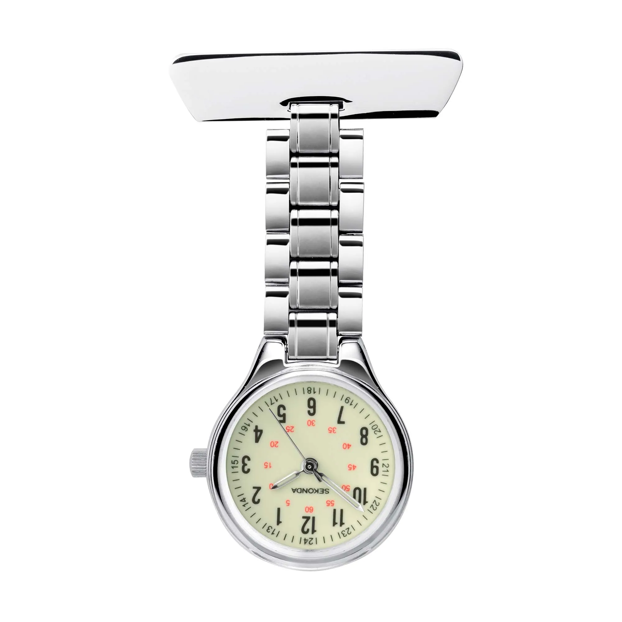 Sekonda Silver Nurse Pocket Watch SK4015