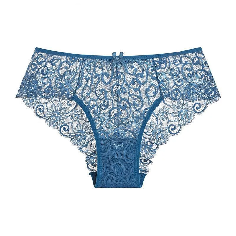 Sexy Mid-waist Lace Lace Women's Briefs For Women