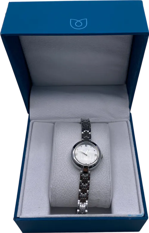 SHEIN Metallic Stainless Steel Motf Watch