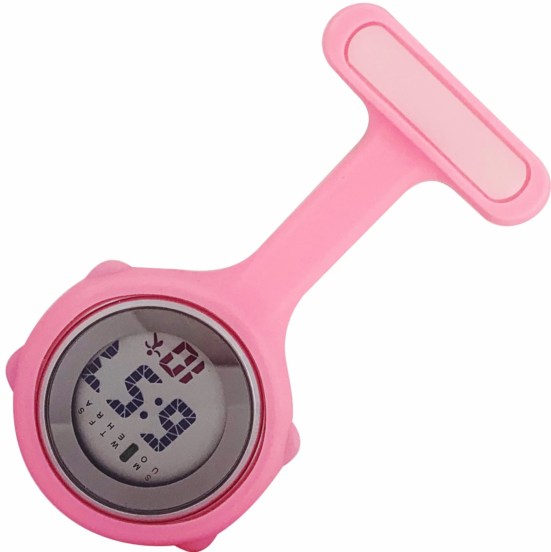 Silicone Pin-on Nurse Watch - Digital