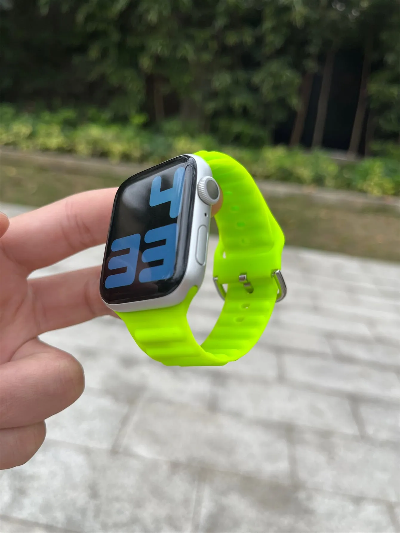 Silicone Watchband - Green