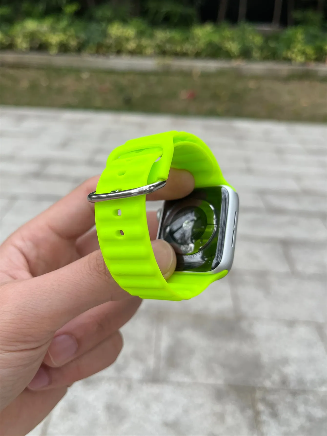 Silicone Watchband - Green