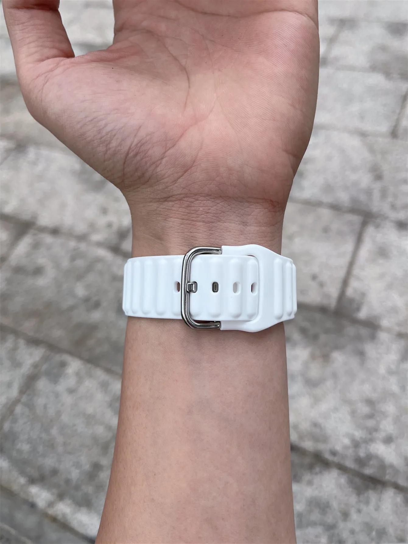Silicone Watchband - White