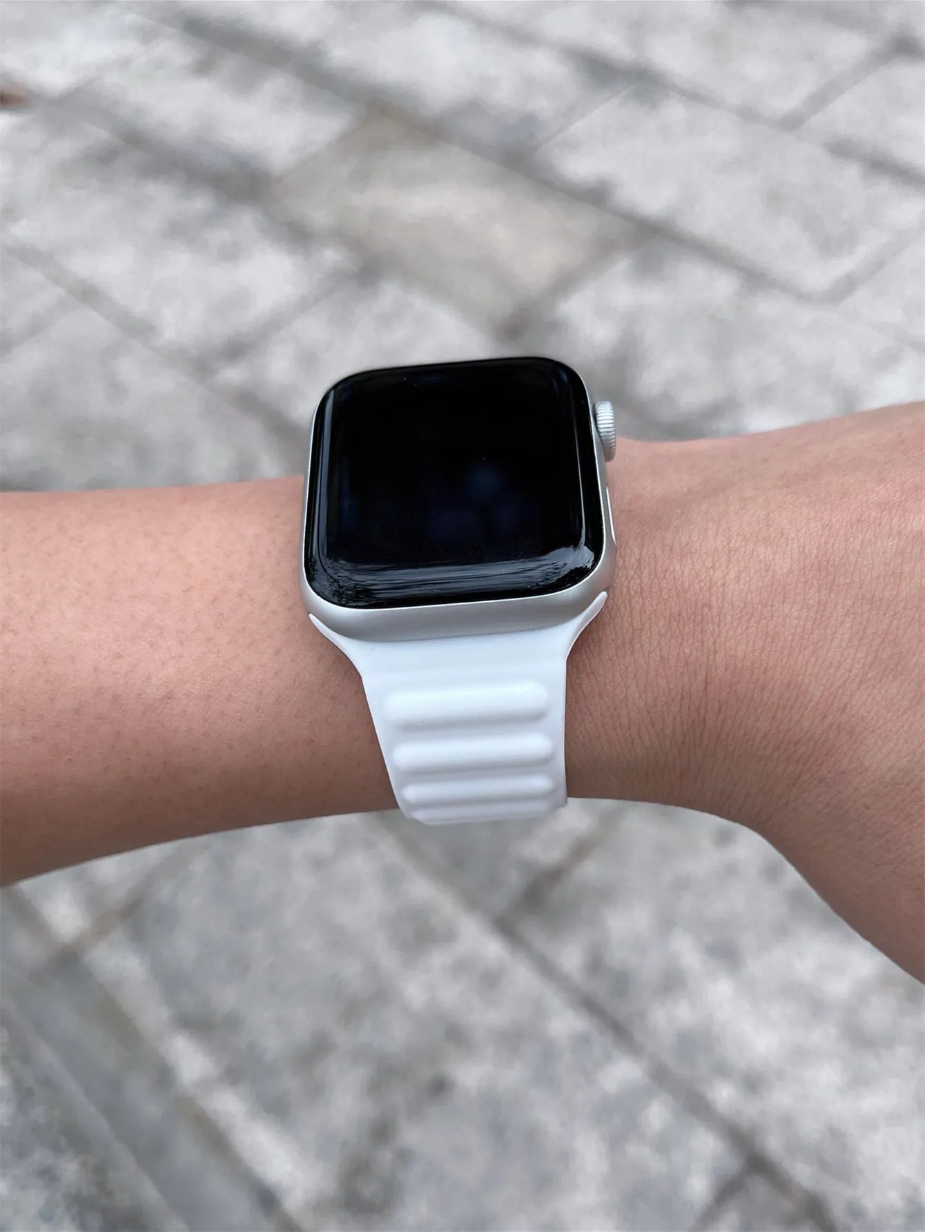 Silicone Watchband - White