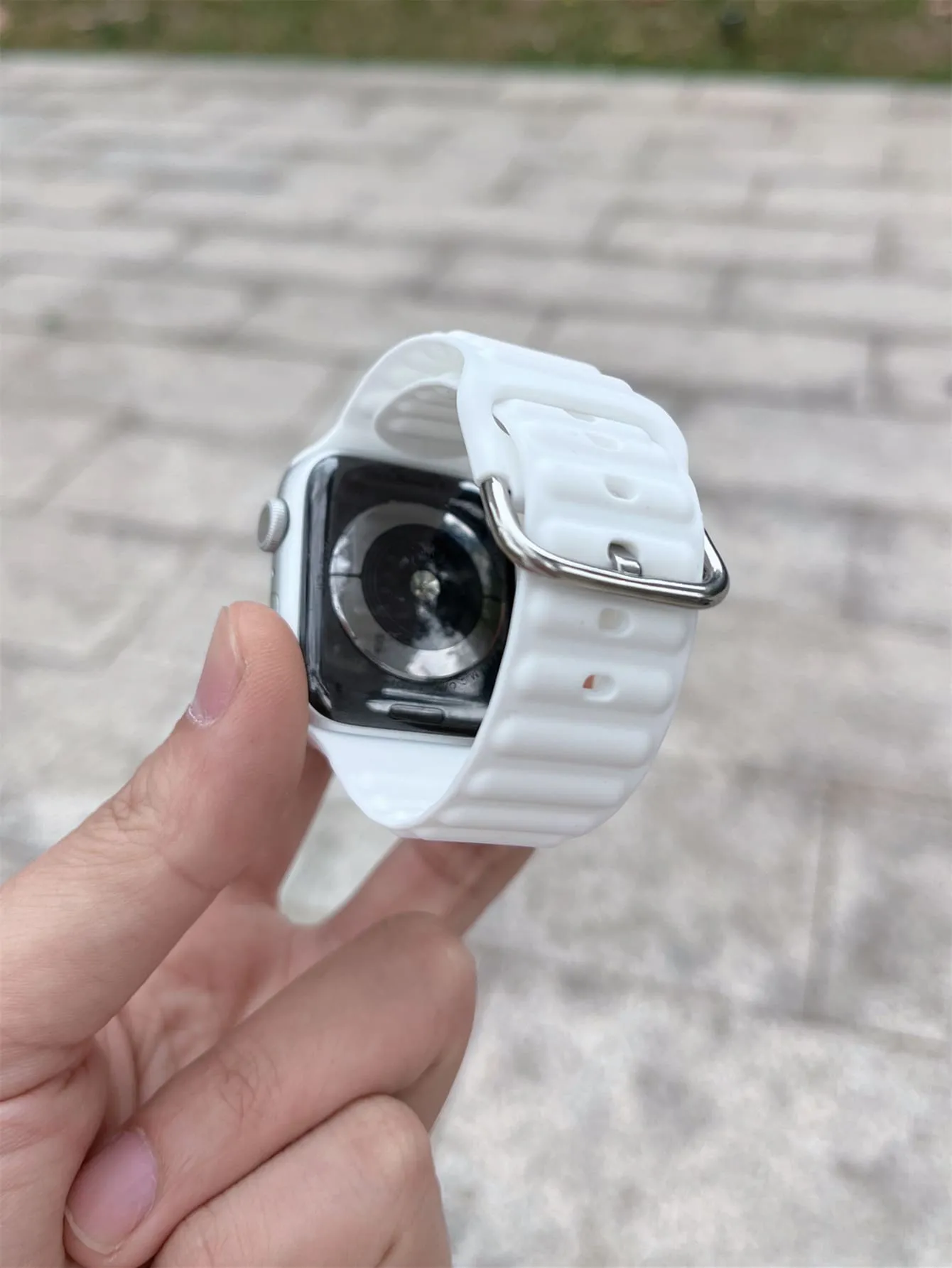 Silicone Watchband - White