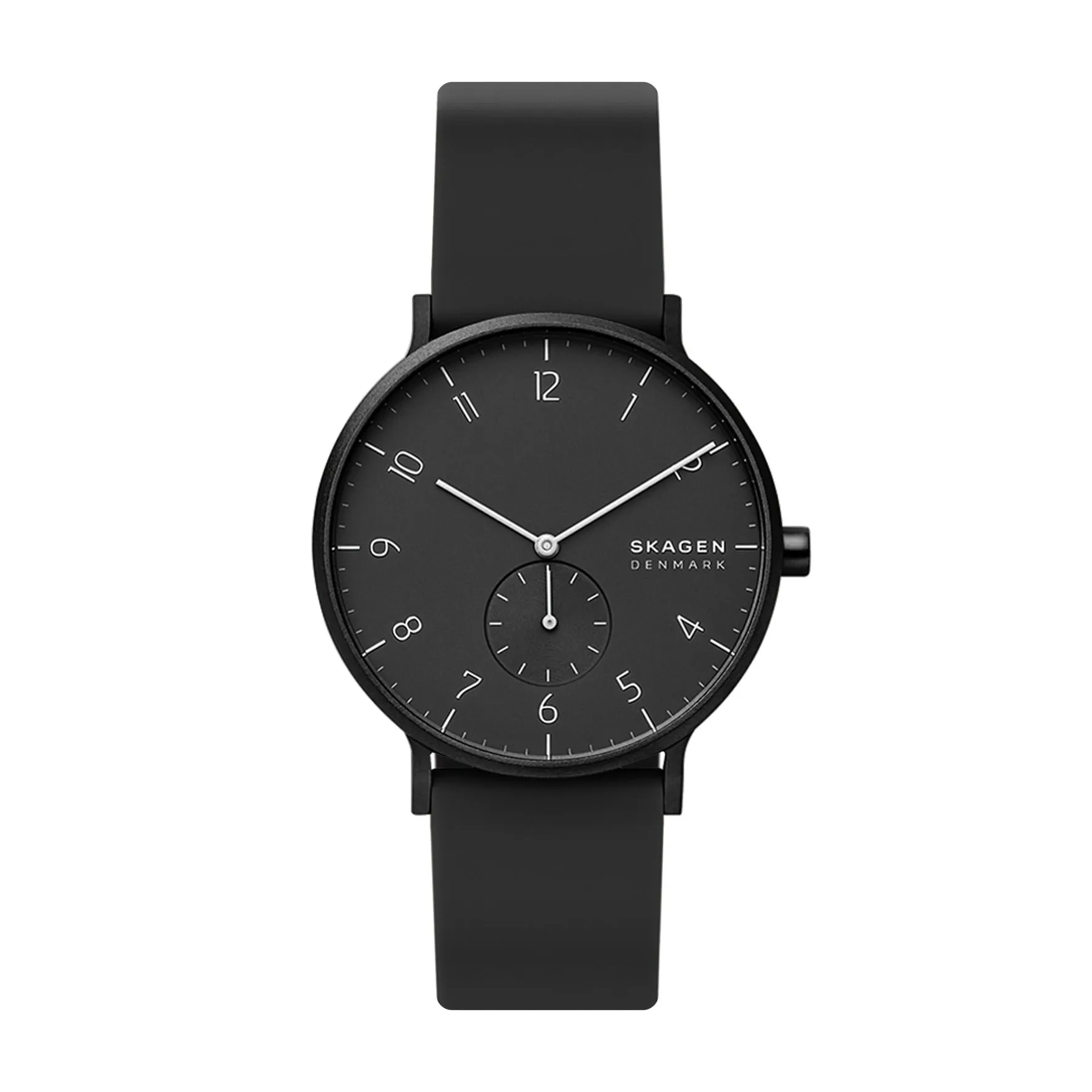 SKAGEN AAREN KULOR MIDNIGHT SILICONE WATCH
