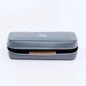 SLATE BLUE DUO POUCH FOR TWO WATCHES