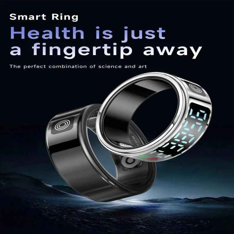 Smart Ring Hand Gestures Health Monitoring Sports Modes Size 10