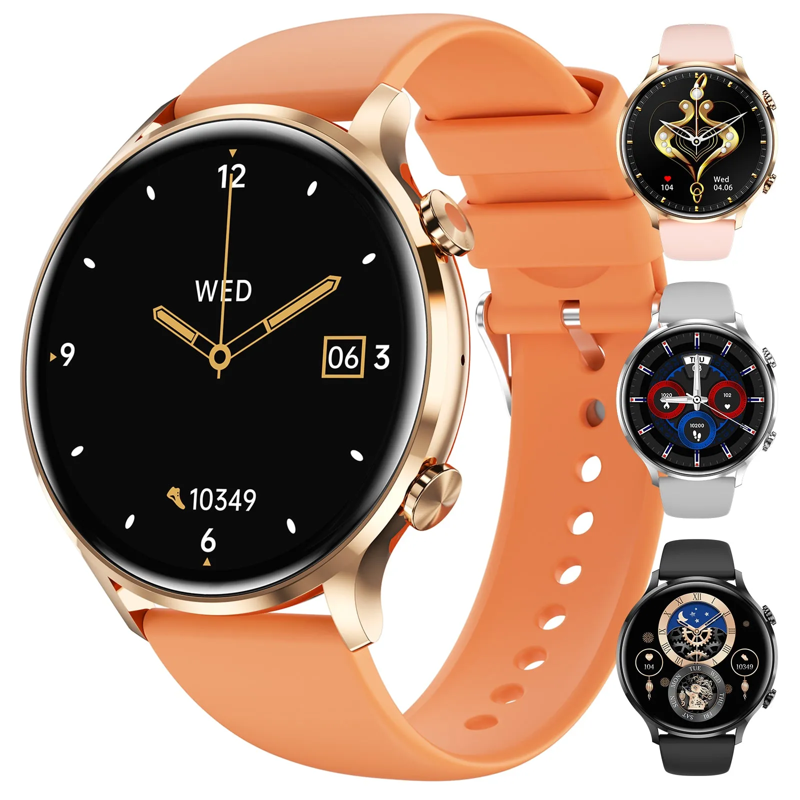 Smart Watch for Women (Answer/Make Call), Fitness Watch with Heart Rate Blood Oxygen Sleep Monitor, 1.39" Touch Screen Bluetooth Smart Watch for iPhone Android Phone, Waterproof Activity Tracker Watch