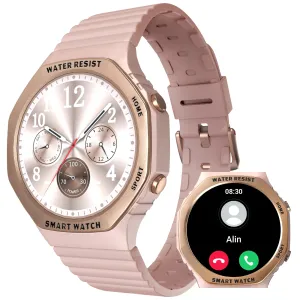 Smart Watch for Women (Answer/Make Calls), Fitness Watch with Heart Rate Blood Pressure Sleep Monitor, 1.32" Women Sports Smart Watch for iPhone & Android, Rugged Outdoor Tactical Women's Smart Watch