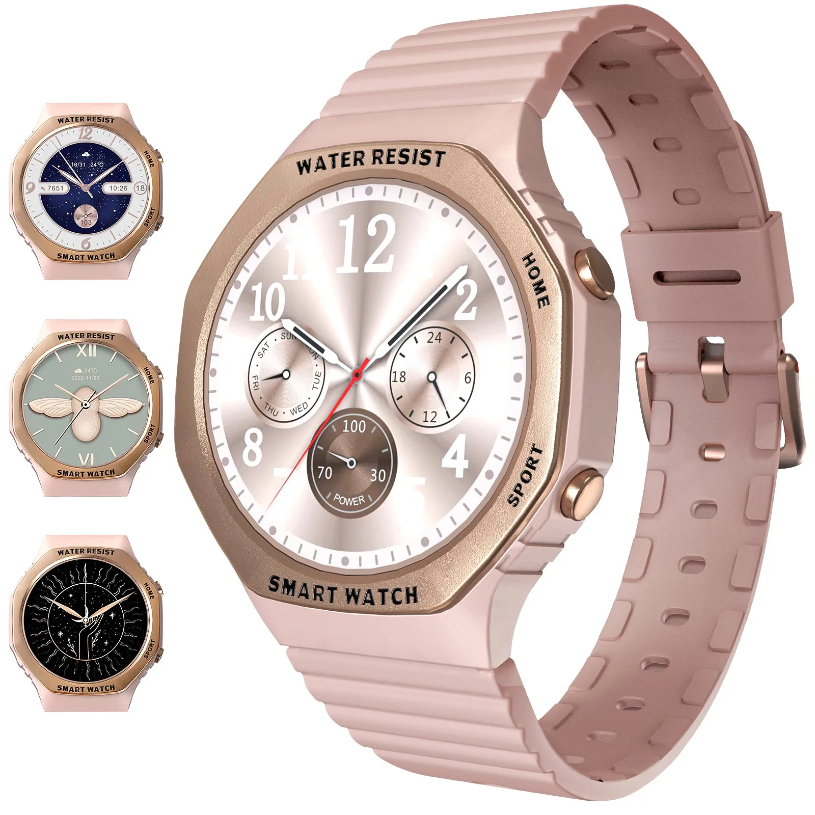 Smart Watch for Women (Answer/Make Calls), Fitness Watch with Heart Rate Blood Pressure Sleep Monitor, 1.32" Women Sports Smart Watch for iPhone & Android, Rugged Outdoor Tactical Women's Smart Watch