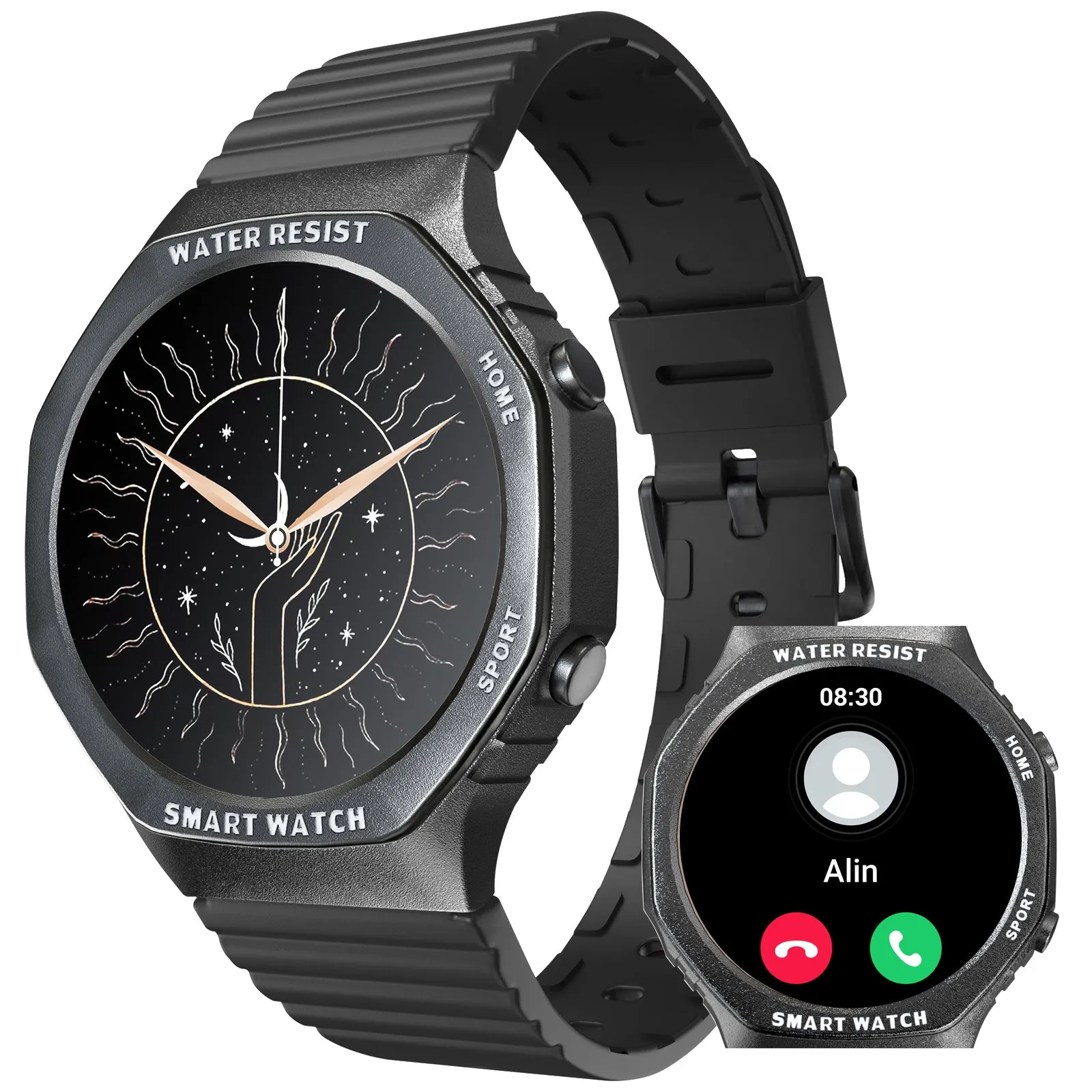 Smart Watch for Women (Answer/Make Calls), Fitness Watch with Heart Rate Blood Pressure Sleep Monitor, 1.32" Women Sports Smart Watch for iPhone & Android, Rugged Outdoor Tactical Women's Smart Watch